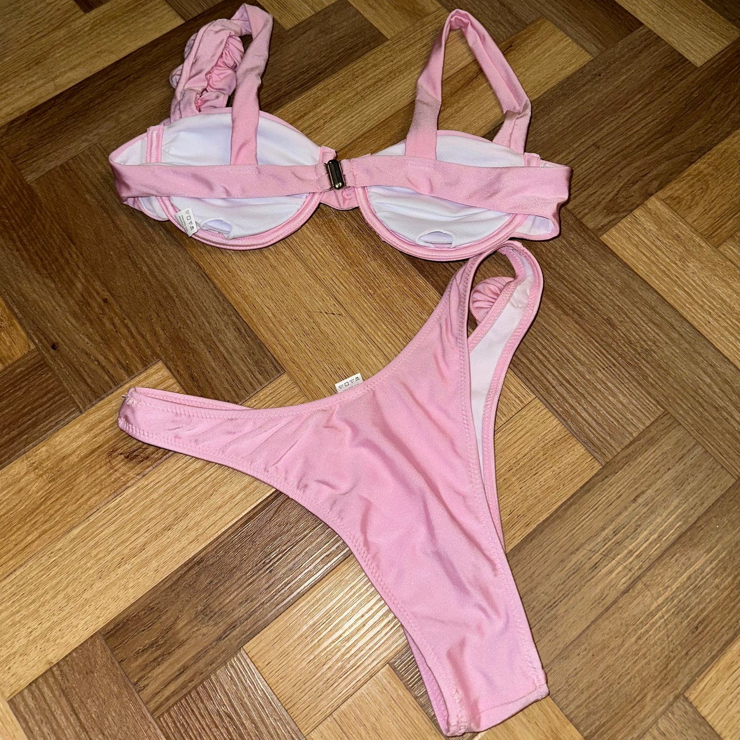 MILACCOLLECTION Pink Rose Bikini set