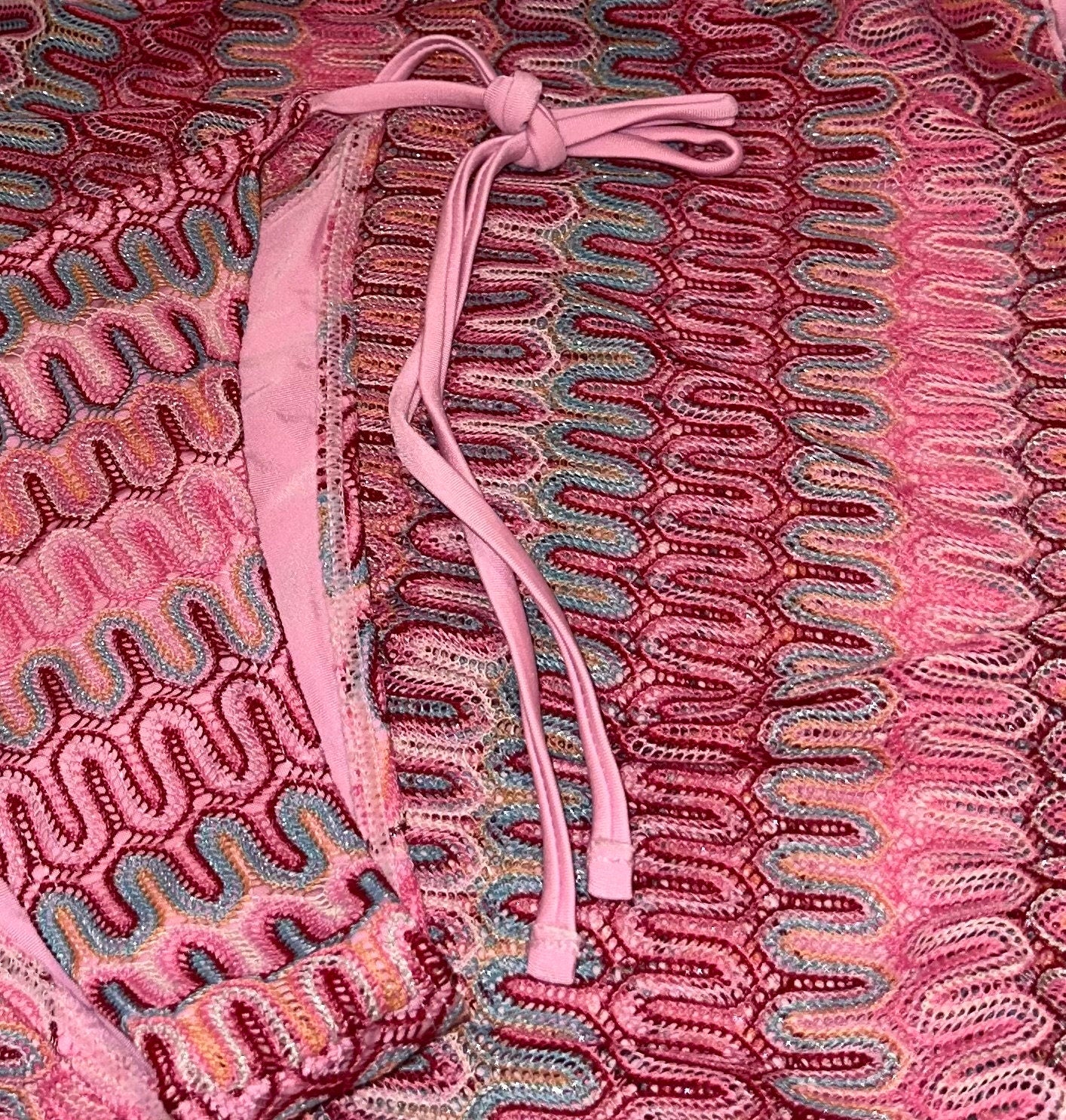 MILACCOLLECTION Santorini Pink Boutique Bikini Set