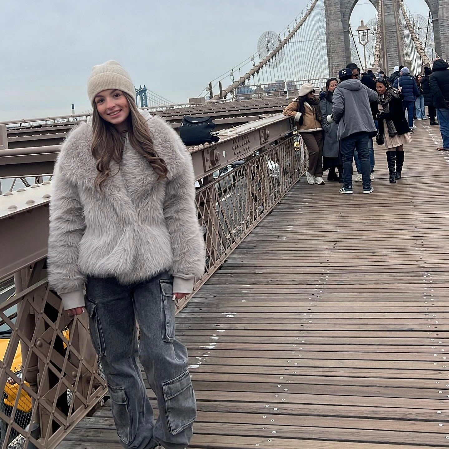 MILACCOLLECTION Eva Grey Faux Fur Coat