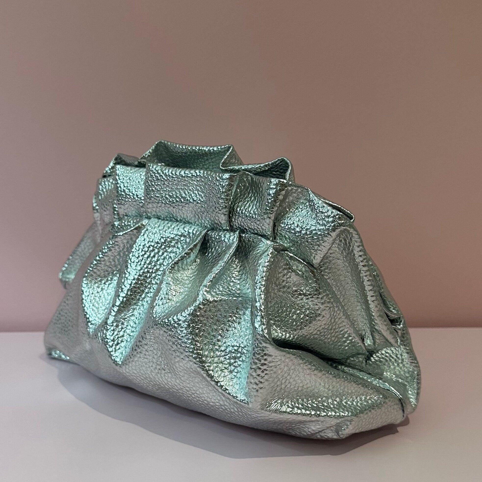 Silver prom online bags